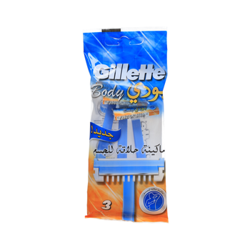 Gillette Men's Body Razors - 3 Blades 1Piece