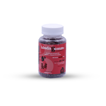 Lindagum Iron with Vitamins Pineapple Flavor 60Pieces