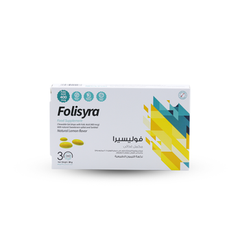 Folisyra Folic Acid 400 mcg Lemon Flavor 30Pieces