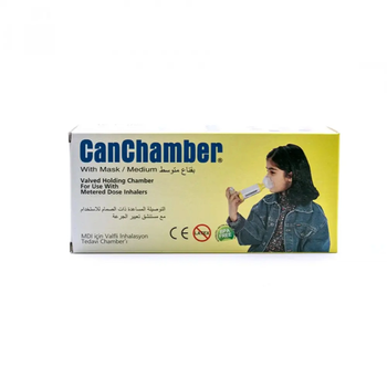 Canchamber Yellow Valved Holding Chamber Medium