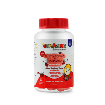 Gumazing Raspberry Multivitamin Gummies 60 Pieces