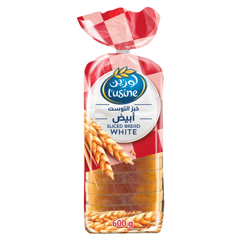 Lusine White Sliced Bread 600g