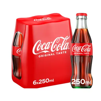 Coca-Cola Cola Soft Drink 6x250ml
