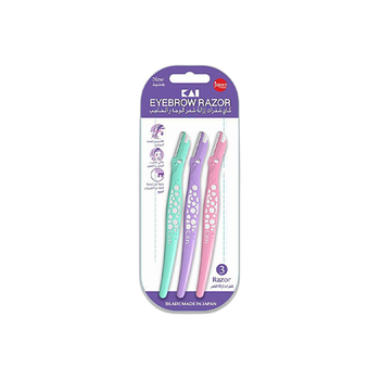 Kai Eyebrow Razor 3Pieces