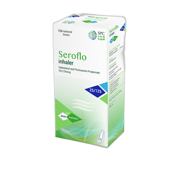 Seroflo 25/125 ΜG Salmeterol‑Fluticasone Inhaler 120 Doses 1Packet