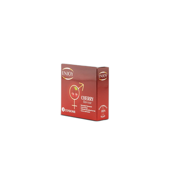 Enjoy Condoms With Cherry Flavour 3Pieces