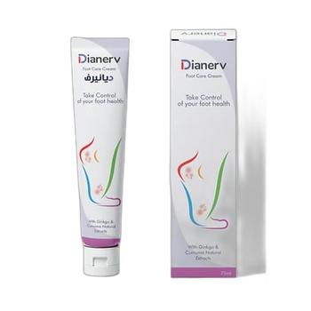 Dianerv Foot Care Cream with Ginkgo 75Ml