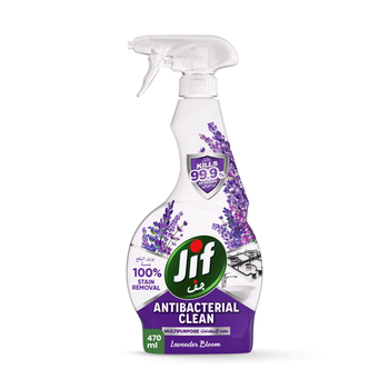 Jif Antibacterial Clean  Multipurpose Spray Lavender Bloom 470Ml