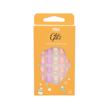 Glitz Tiny Unicorn Kids Nail Pink