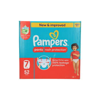Pampers Pants S7 with Aloe Vera 52 Pieces