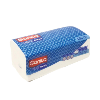 Sanita 2-Ply High Absorbent Towel Paper 150 Pieces