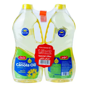 Lulu Canola Oil 2×1.5L