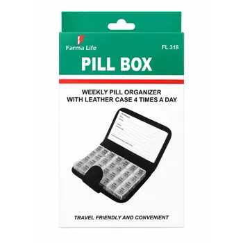Farma Life Weekly Pill Organizer