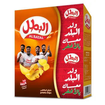 Al Batal Cheese Flavor Potato Chips 12x23g