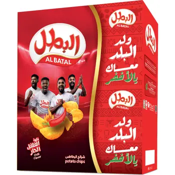 Al Batal Chili Flavor Potato Chips 12x23g