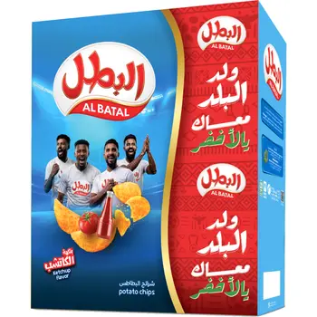 Al Batal Ketchup Flavor Potato Chips 12x23g
