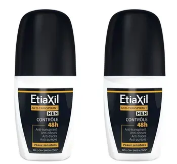Etiaxil Men Roll-On Anti-Perspirant 2× 50Ml
