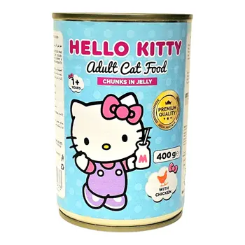 Hello Kitty Wet Food For Adult Cats - Chicken 400g