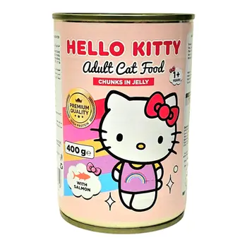 Hello Kitty Wet Food For Adult Cats - Salmon 400g
