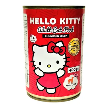Hello Kitty Wet Food For Adult Cats - Lamb 400g