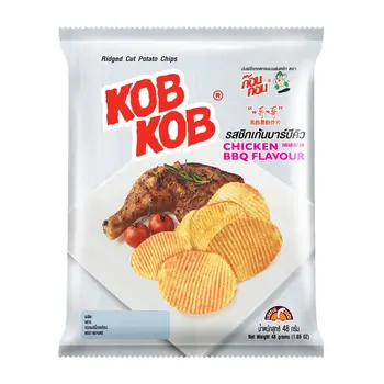 Kob Kob Chicken Bbq Flavored Chips 48g