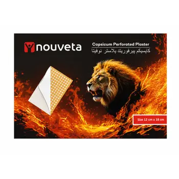 Nouveta Capsicum Perforated Plaster Heat Patch 12×18Cm 1Piece