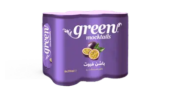 Green Mocktails Passion Fruit Soft Drink Can 6X240Ml