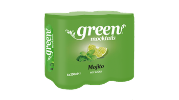 Green Mocktails Mojito Soft Drink Pack 6× 330ml