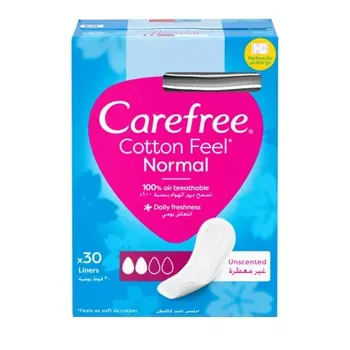 Carefree Cotton Soft Feminine Pads 30Pieces