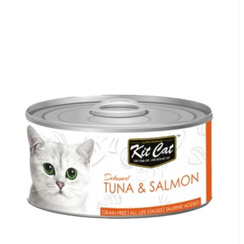 Kit Kat Complete Meal with Tuna & Salmon in Gravy 80g