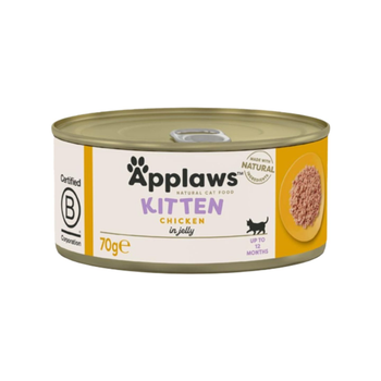 Applaws Canned Wet Food For Kittens Chicken Strips in Jelly 70g