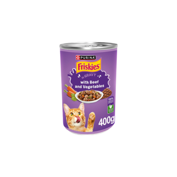 Purina Friskies Beef Wet Cat Food 400g