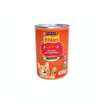Purina Friskies Beef & Vegetable Cat Food 400g