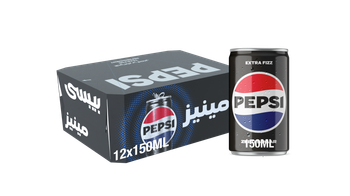 Pepsi Zero Sugar Extra Fizz 12x150ml