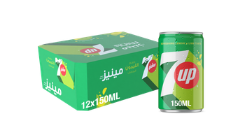7up Minis Soft Drink 12x150Ml