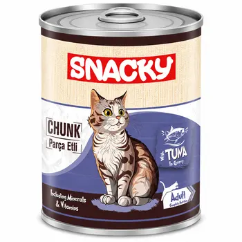 Snacky Adult Cat Tuna In Gravy 400g