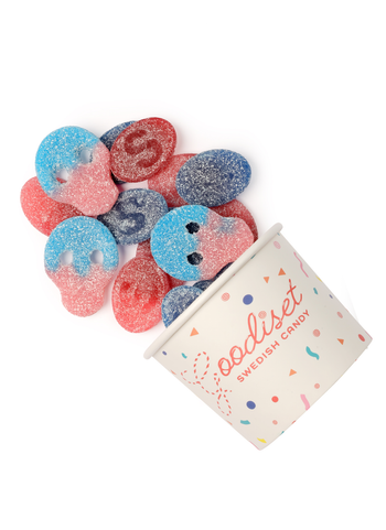 Goodi Set Berry Voltage Includes Viral Fizzy Skull & SMark Vegan Sour Swedish Candy 130g