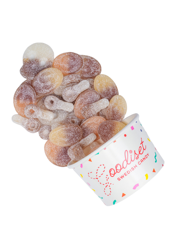 Goodi Set Cola Rush Includes Viral Cola Skull & SMark Vegan Sour Swedish Candy 130g