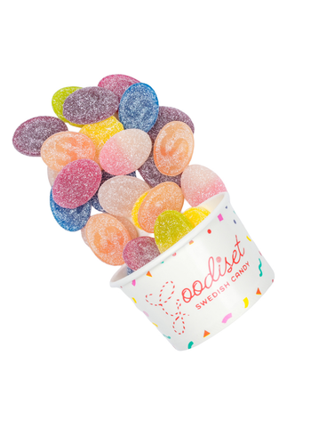 Goodi Set Fruity Madness Includes Viral SMark Vegan Sour Swedish Candy 130g