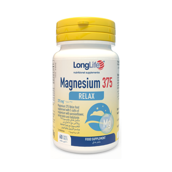 Long Life Magnesium 375 Relax For Muscle Relaxation 60Tablets