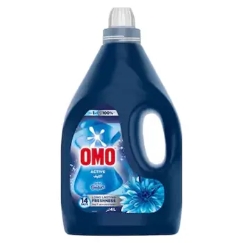 Omo Active Liquid Detergent Long Lasting Freshness 4L