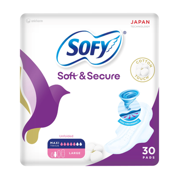Sofy Senita Charm Maxi Compressed Napkins 30Pieces