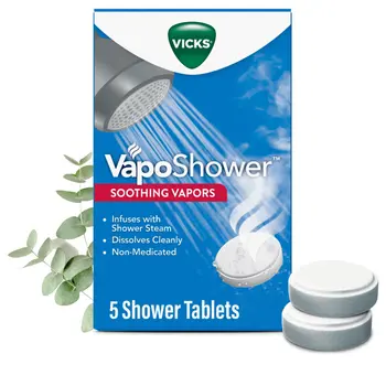 Vicks VapoShower Aromatherapy Steam Shower Tablets 5Tablets