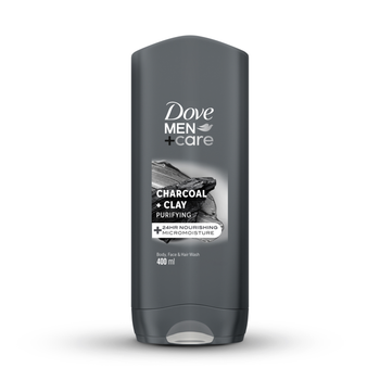 Dove Men+Care Purifying Cleanser Charcoal and Clay 400Ml