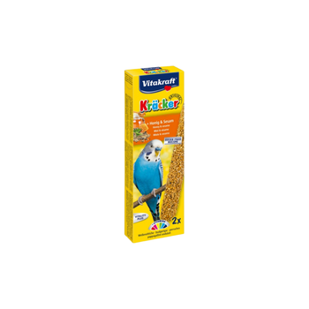 Vitakraft Kräcker Honey & Sesame Parrot Treats 2x60g