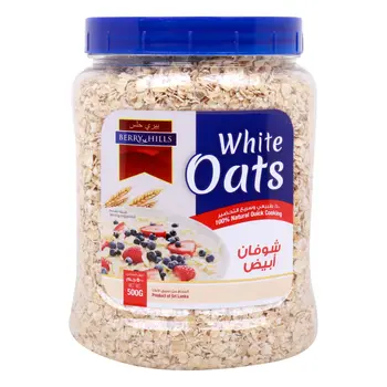 Berry Hills Quick-Cooking White Oats 500g