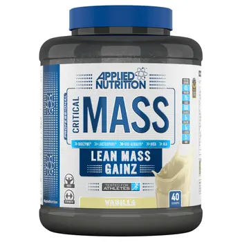 Applied Nutrition Critical Mass Vanilla Flavor Lean Mass Gainer Weight Protein Powder 2.4Kg