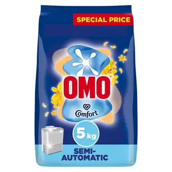 Omo Semi-Automatic Touch Of Comfort Laundry Detergent Powder 5Kg