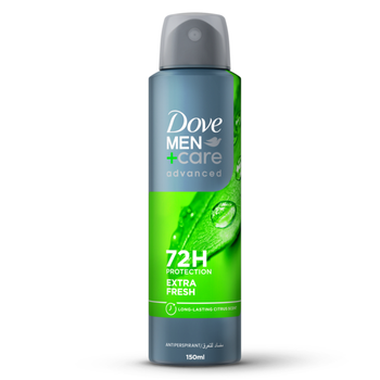 Dove MenWithCare Antiperspirant Deodorant Body Spray Extra Fresh 150Ml