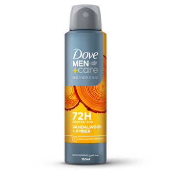 Dove MenWithCare Antiperspirant Deodorant Spray Sandalwood & Amber 150Ml
